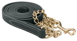PERRIS LEATHER Perri’s® Leather Lead with Chain- Horse Leads