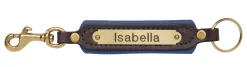 PERRIS LEATHER Perri’s® Padded Leather Key Chain with Nameplate- Gifts|Home Décor