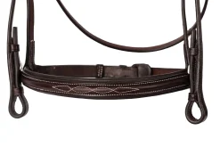 PERRIS LEATHER Perri’s® Professional Fancy-Stitched Leather Bridle- English Bridles