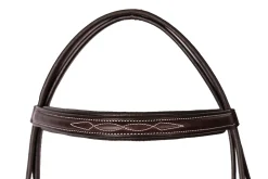 PERRIS LEATHER Perri’s® Professional Fancy-Stitched Leather Bridle- English Bridles
