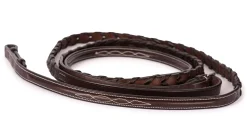 PERRIS LEATHER Perri’s® Professional Fancy-Stitched Leather Bridle- English Bridles