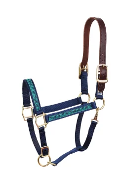 PERRIS LEATHER Perri’s® Ribbon Trim Breakaway Halter- Halters