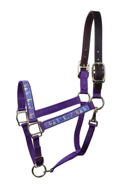 PERRIS LEATHER Perri’s® Ribbon Trim Breakaway Halter- Halters