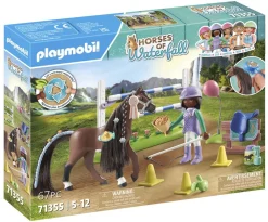 PLAYMOBIL USA INC Playmobil® Zoe & Blaze with Jump Set-Kids Gifts|Home Décor