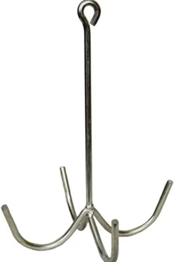 SHILOH STABLES TACK 4-Prong Harness & Tack Hook- Stable Hardware