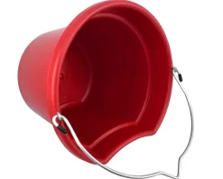 SHILOH STABLES TACK 20-Quart Flatback Bucket 11" Tall- Feed & Water Buckets