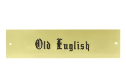 DOVER DROPSHIP Rectangular Halter Nameplate - 1 or 2 lines- Nameplates