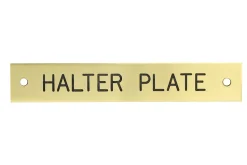 DOVER DROPSHIP Rectangular Halter Nameplate - 1 or 2 lines- Nameplates