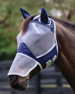 CWEAR BRANCH Rider's International™ Fine Mesh Fly Mask with Ears & Nose- Fly Control|Fly Masks