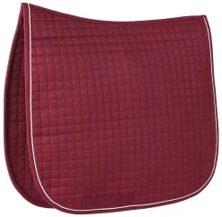 RR GLOBE Rider’s International™ Quilted Dressage Square with Piping- Dressage Pads|Close Contact Saddle Pads