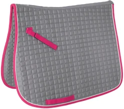 RR GLOBE Rider’s International™ Quilted Dressage Square with Piping- Dressage Pads|Close Contact Saddle Pads