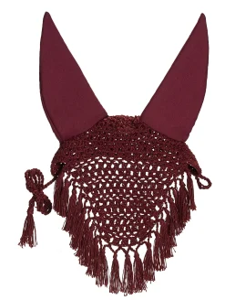 INTEX EQUESTRIAN Rider's International™ Crochet Bonnet with Tassels- Ear Bonnets|Ear Bonnets