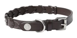 PUSHKAR INTL Rider’s International™ Laced Rein Dog Collar- Collars & Leashes
