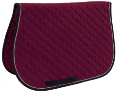 RR GLOBE Rider’s International™ Quilted All-Purpose Piped Saddle Pad- Close Contact Saddle Pads