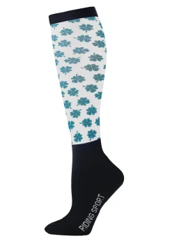 HAINING JOY TRADING Riding Sport™ Footprintz Printed Peddies- Equestrian Socks|Riding Socks & Undergarments