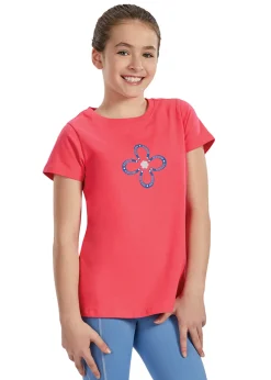 KIRSCH Riding Sport™ Girls’ Horseshoe Daisy Tee-Kids Kids' Casual Riding Clothes