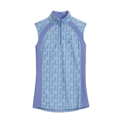 KIRSCH Riding Sport™ Ladies’ Airflow Quarter-Zip Print Sleeveless Shirt- Sleeveless Tops