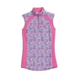 KIRSCH Riding Sport™ Ladies’ Airflow Quarter-Zip Print Sleeveless Shirt- Sleeveless Tops