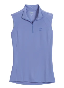 KIRSCH Riding Sport™ Ladies’ Airflow Quarter-Zip Solid Sleeveless Shirt- Sleeveless Tops