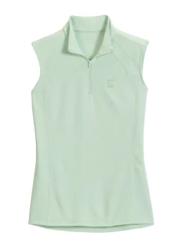 KIRSCH Riding Sport™ Ladies’ Airflow Quarter-Zip Solid Sleeveless Shirt- Sleeveless Tops