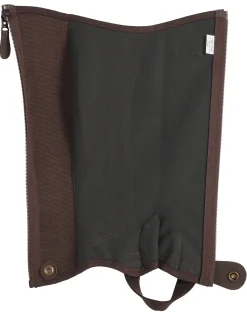 S.K. SHOES AND BOOTS Riding Sport™ Kids’ Synthetic Suede Half Chaps with Silicone Grip Patches-Kids Half Chaps|Kids' Half Chaps