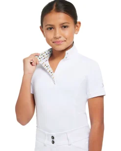 RJ CLASSICS R.J. Classics Girls’ Brynn Jr. Short Sleeve Show Shirt-Kids Kids' Show Shirts|Show Shirts