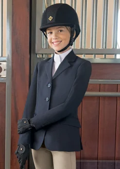 RJ CLASSICS R.J. Classics Girls' Hampton Basic Show Coat-Kids Kids' Show Jackets|Show Jackets