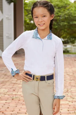 RJ CLASSICS R.J. Classics Girls’ Maddie 37.5® Long Sleeve Show Shirt-Kids Kids' Show Shirts|Show Shirts