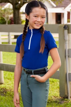 RJ CLASSICS R.J. Classics Girls’ Sasha 37.5® Short Sleeve Training Shirt-Kids Kids' Casual Riding Clothes