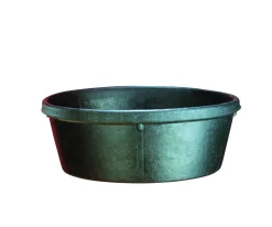 BRADLEY CALDWELL Rubber 4-Quart Feed Pan- Feed & Water Buckets