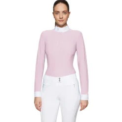 SAMSHIELD ® Aline Crystal Long-Sleeve Show Shirt- Show Shirts