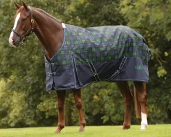 WEATHERBEETA Saxon 1200D Medium-Weight Blanket with Gussets & Standard Neck II- Turnout Blankets