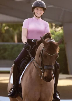 SCHOCKEMOEHLE N.A. Schockemöhle Ladies’ SpPoppy Short-Sleeve Shirt- Short Sleeve Shirts