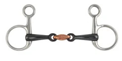 SHIRES EQUESTRIAN Shires Sweet Iron Hanging Cheek Snaffle Bit with Lozenge- English Horse Bits
