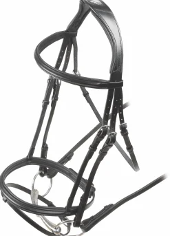 SHIRES EQUESTRIAN Shires Velociti Rapida Padded Raised Flash Bridle- English Bridles