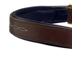 HARMOHN KRAFT Showmark™ Classic Fancy-Stitched Leather Halter- Halters