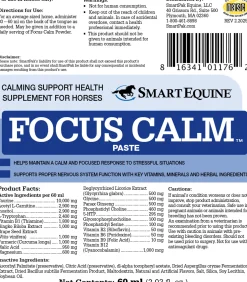 SMARTEQUINE ™ Focus Calm Paste- Horse Supplements