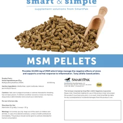 SMARTPAK SmartEquine™ Smart & Simple® MSM Pellets - 5 lbs.- Horse Supplements