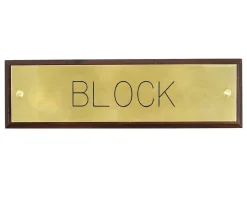 CRW Stall Plate Mounted on Walnut Plaque- Stable & Stall Accessories|Nameplates