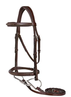 KINGS INTERNATIONAL Suffolk™ Single Crown Hunter Bridle- English Bridles