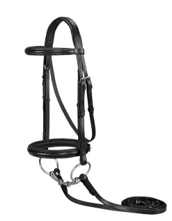 KINGS INTERNATIONAL Suffolk™ Single Crown Classic Dressage Bridle- English Bridles