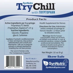 SYNNUTRA EQUINE ® Trychill™- Horse Supplements
