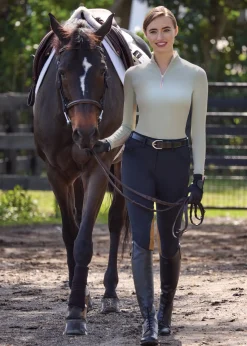 TAILORED SPORTSMAN THE ™ Ladies’ IceFil® Quarter-Zip Long Sleeve Sun Shirt- Long Sleeve Tops