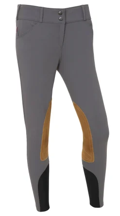 TAILORED SPORTSMAN THE ™ Ladies’ Low-Rise Vintage Patch Breech with Boot Sock Bottoms- Knee Patch Breeches
