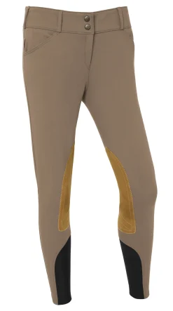 TAILORED SPORTSMAN THE ™ Ladies’ Low-Rise Vintage Patch Breech with Boot Sock Bottoms- Knee Patch Breeches