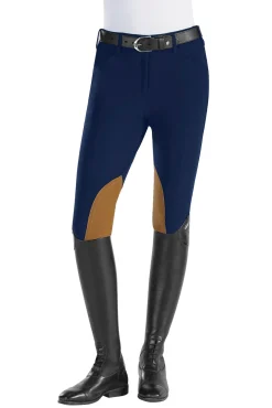 TAILORED SPORTSMAN The ™ Ladies’ Techno Lightweight Knee-Patch Front-Zip Breech- Knee Patch Breeches