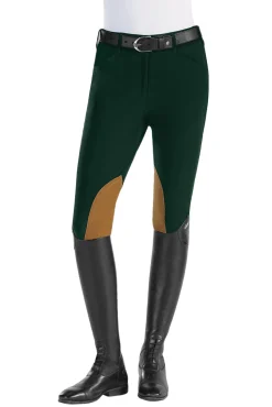 TAILORED SPORTSMAN The ™ Ladies’ Techno Lightweight Knee-Patch Front-Zip Breech- Knee Patch Breeches