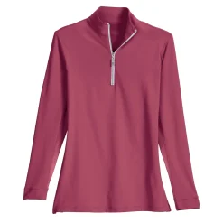 TAILORED SPORTSMAN THE ™ Ladies’ IceFil® Quarter-Zip Long Sleeve Sun Shirt- Long Sleeve Tops