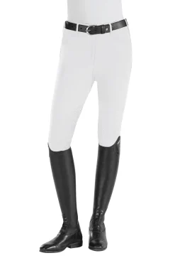 TAILORED SPORTSMAN The ™ Ladies’ Techno Midweight Silicone Front-Zip Knee-Patch Breech- Knee Patch Breeches