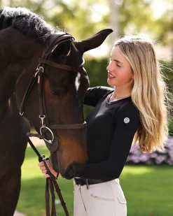 TKEQ THE SHOP TKEQ Kassidy Seamless Long-Sleeve Shirt- Long Sleeve Tops